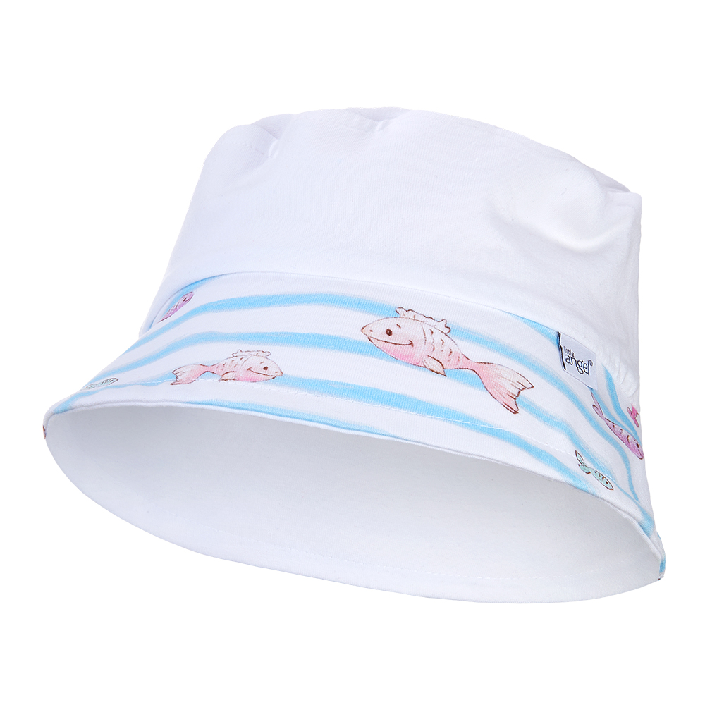 Klobouk tenký Outlast® - bílá/velryba 3 | 42-44 cm