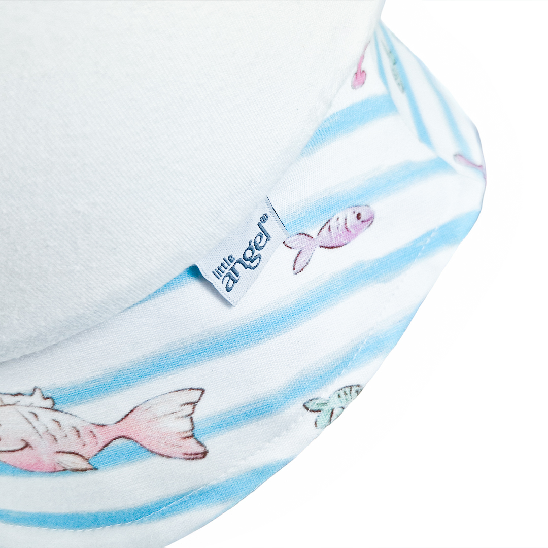 Klobouk tenký Outlast® - bílá/velryba 4 | 45-48 cm