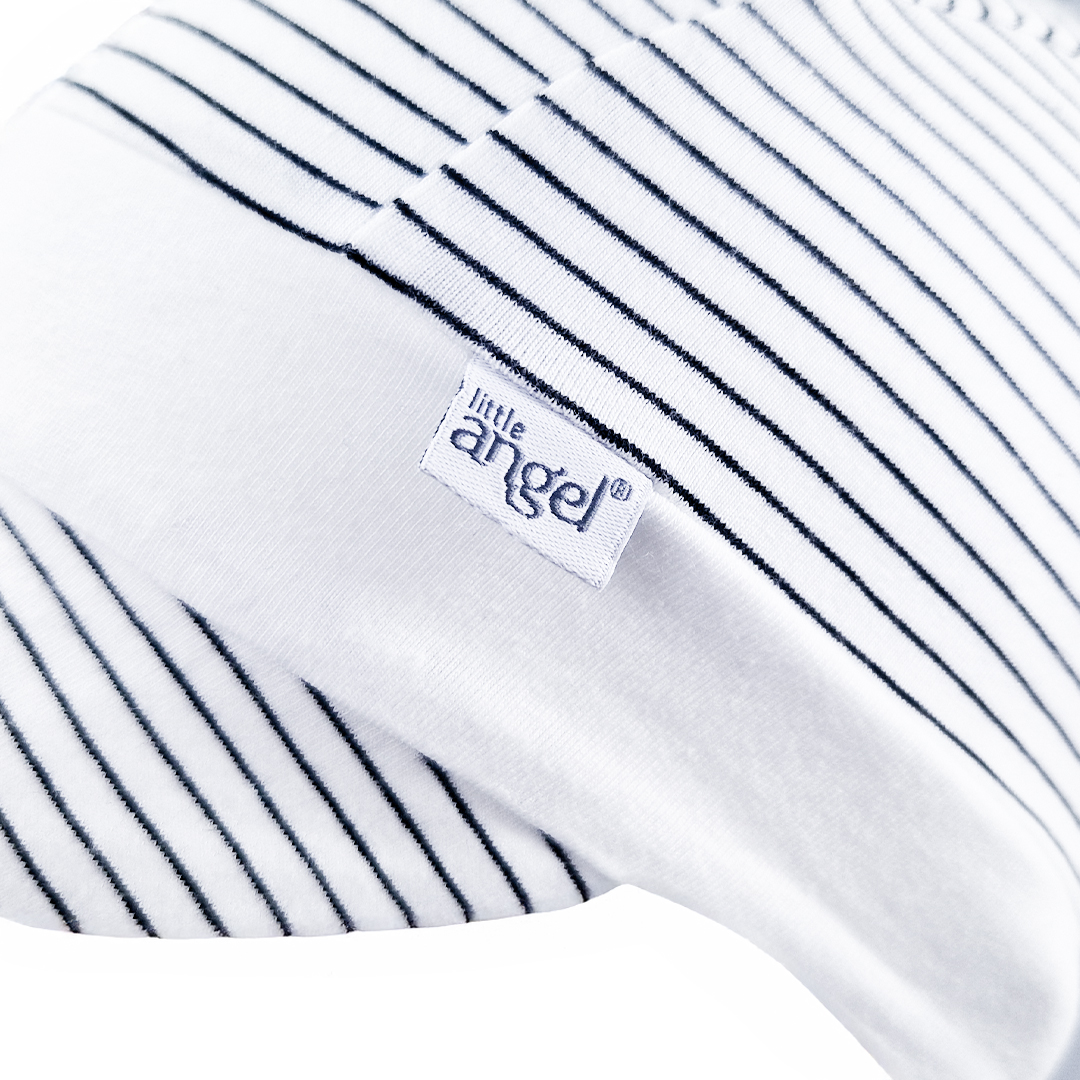 Kšiltovka tenká pruh Outlast® - pruh bíločerný/bílá 2 | 39-41 cm