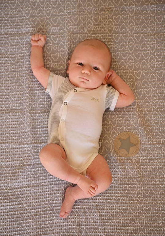 Body tenké KR Outlast® - bílá/pruh bílošedý melír 56