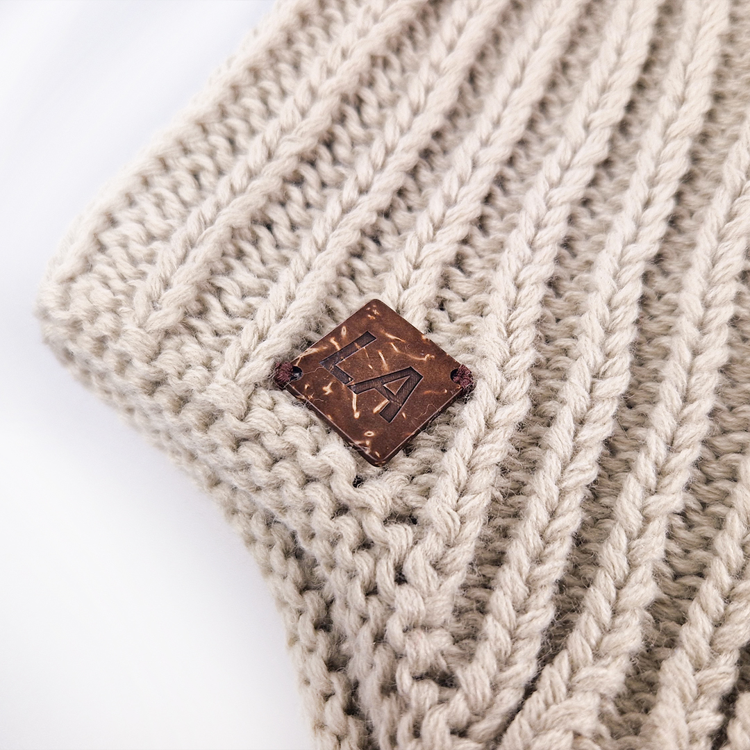 Čepice pletená na uši Outlast ® - natur 3 | 42-44 cm