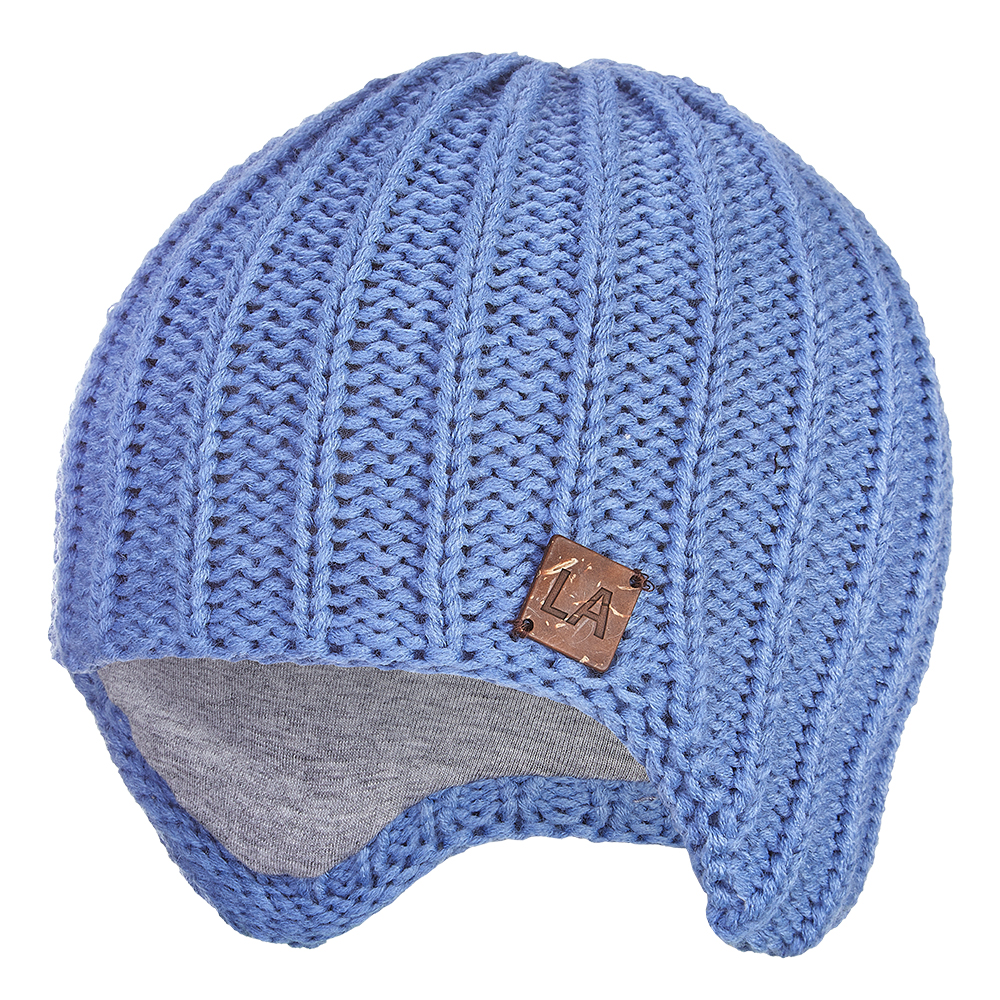 Čepice pletená na uši Outlast ® - ocelová 1 | 36-38 cm