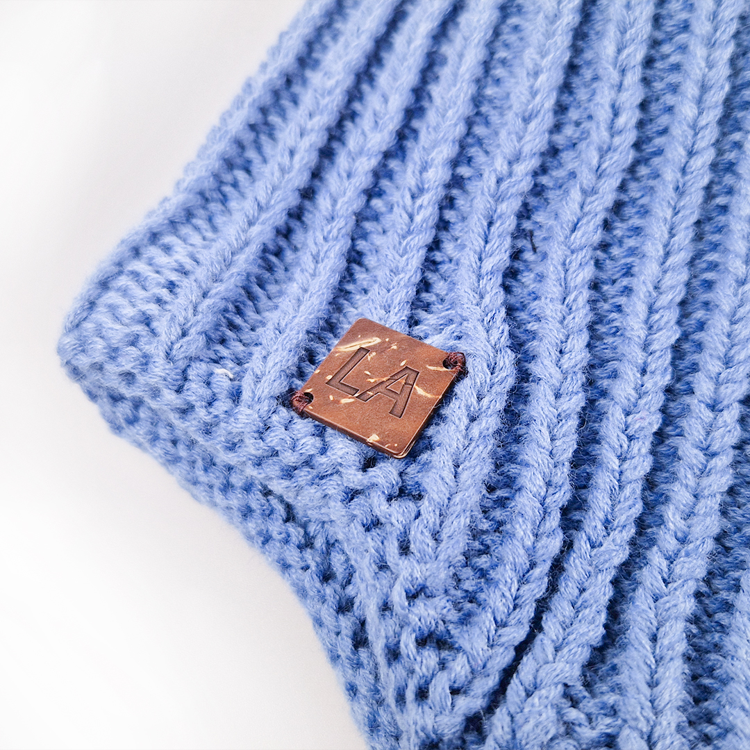 Čepice pletená na uši Outlast ® - ocelová 3 | 42-44 cm