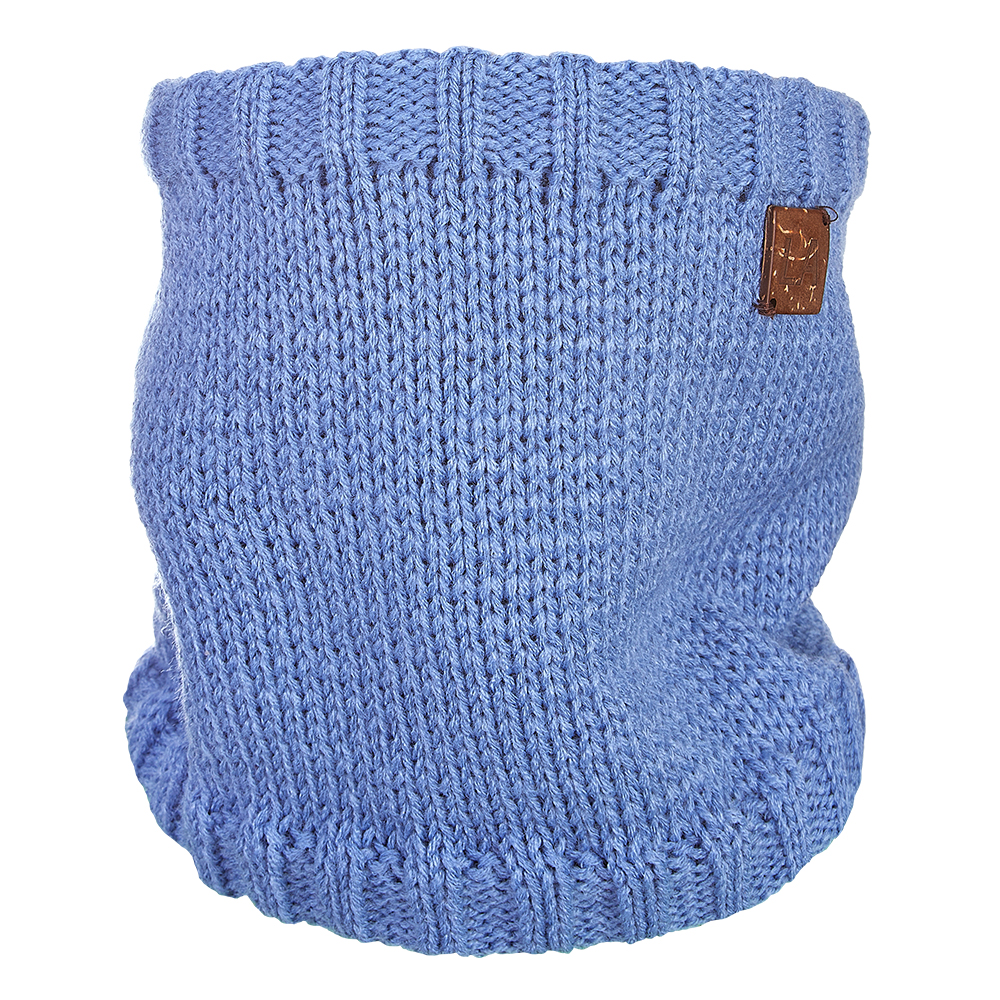 Nákrčník pletený hladký LA dětský Outlast ® - ocelová 3 | 42-44 cm