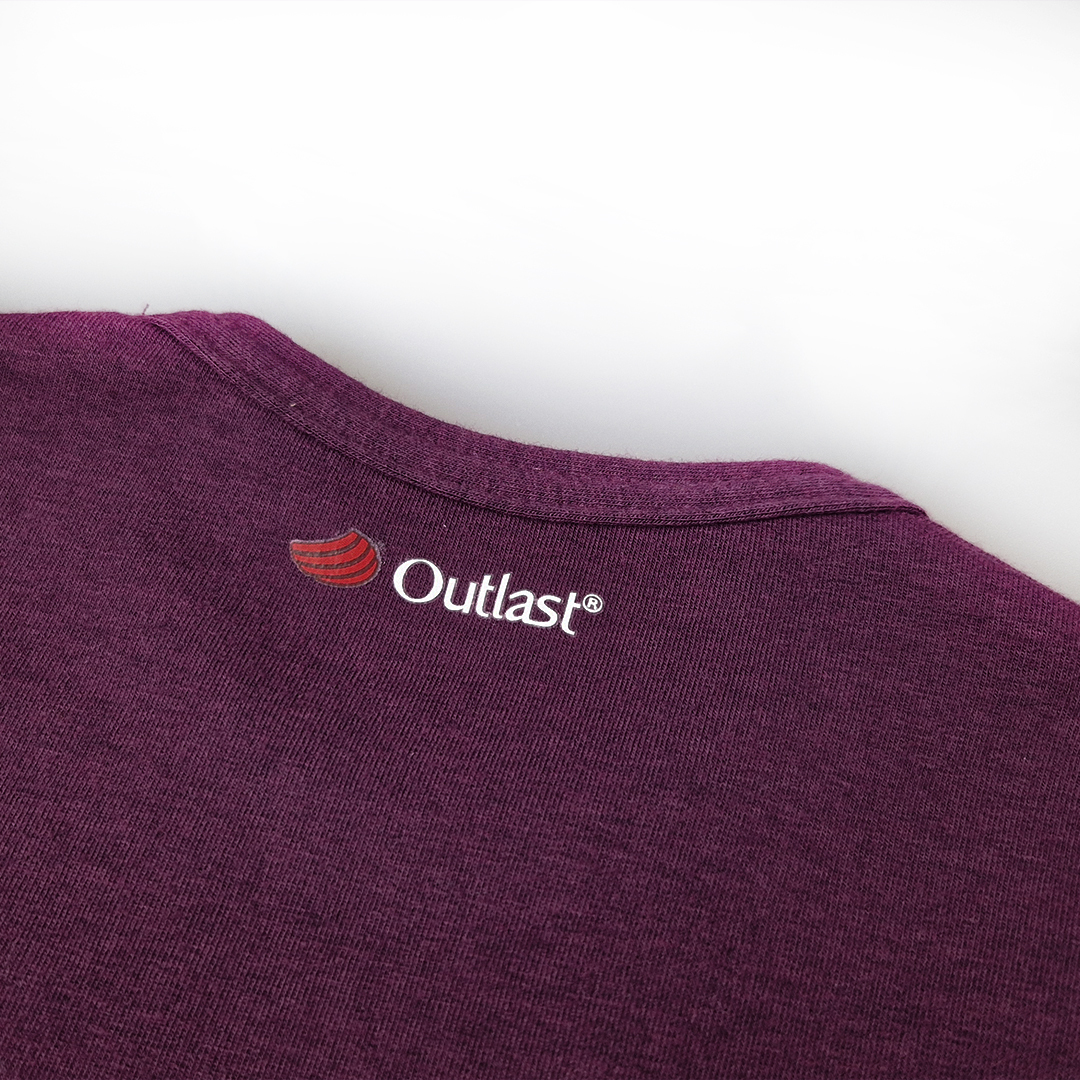 Tričko smyk DR Outlast® - švestková 110