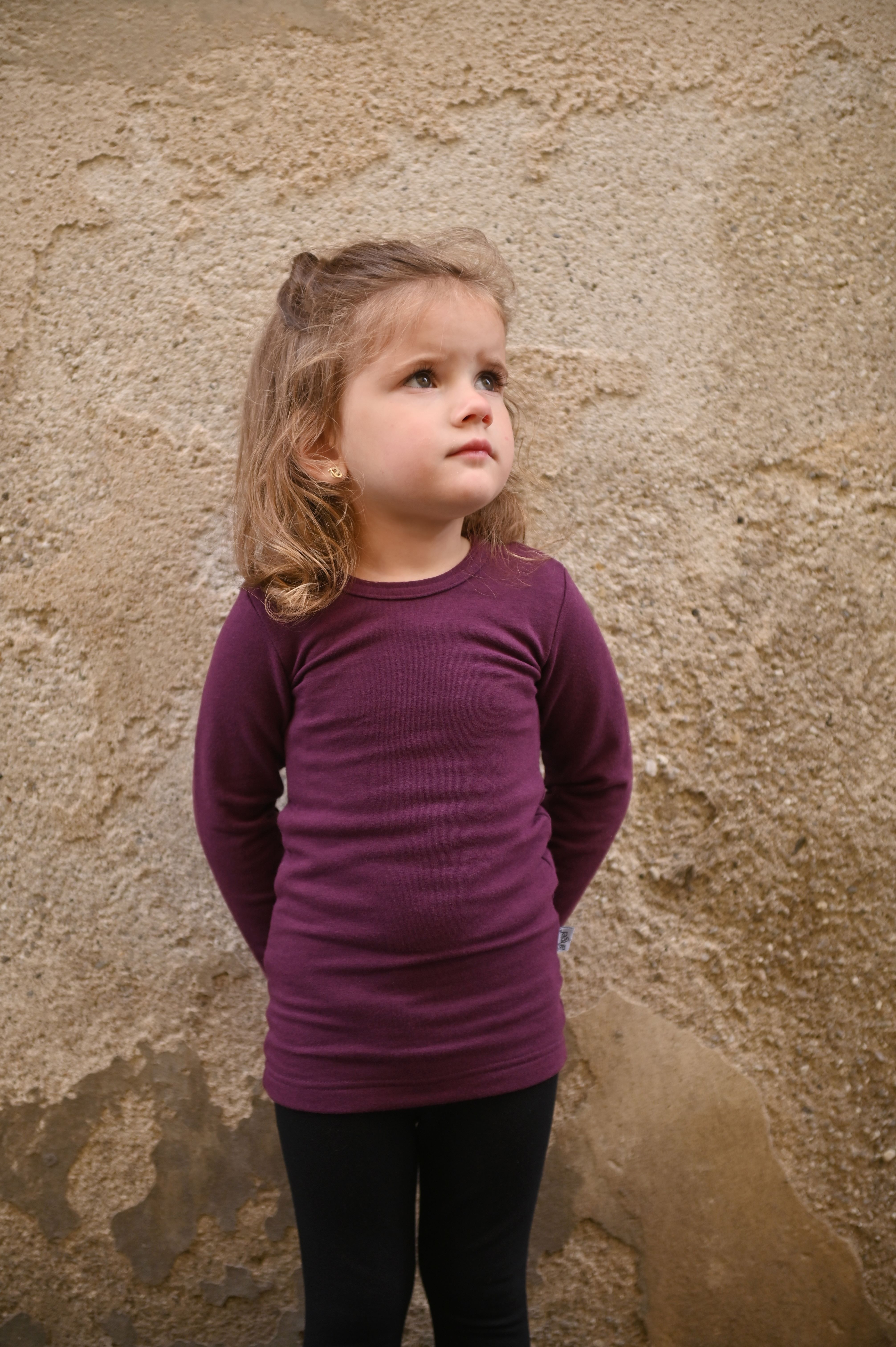 Tričko smyk DR Outlast® - švestková 110