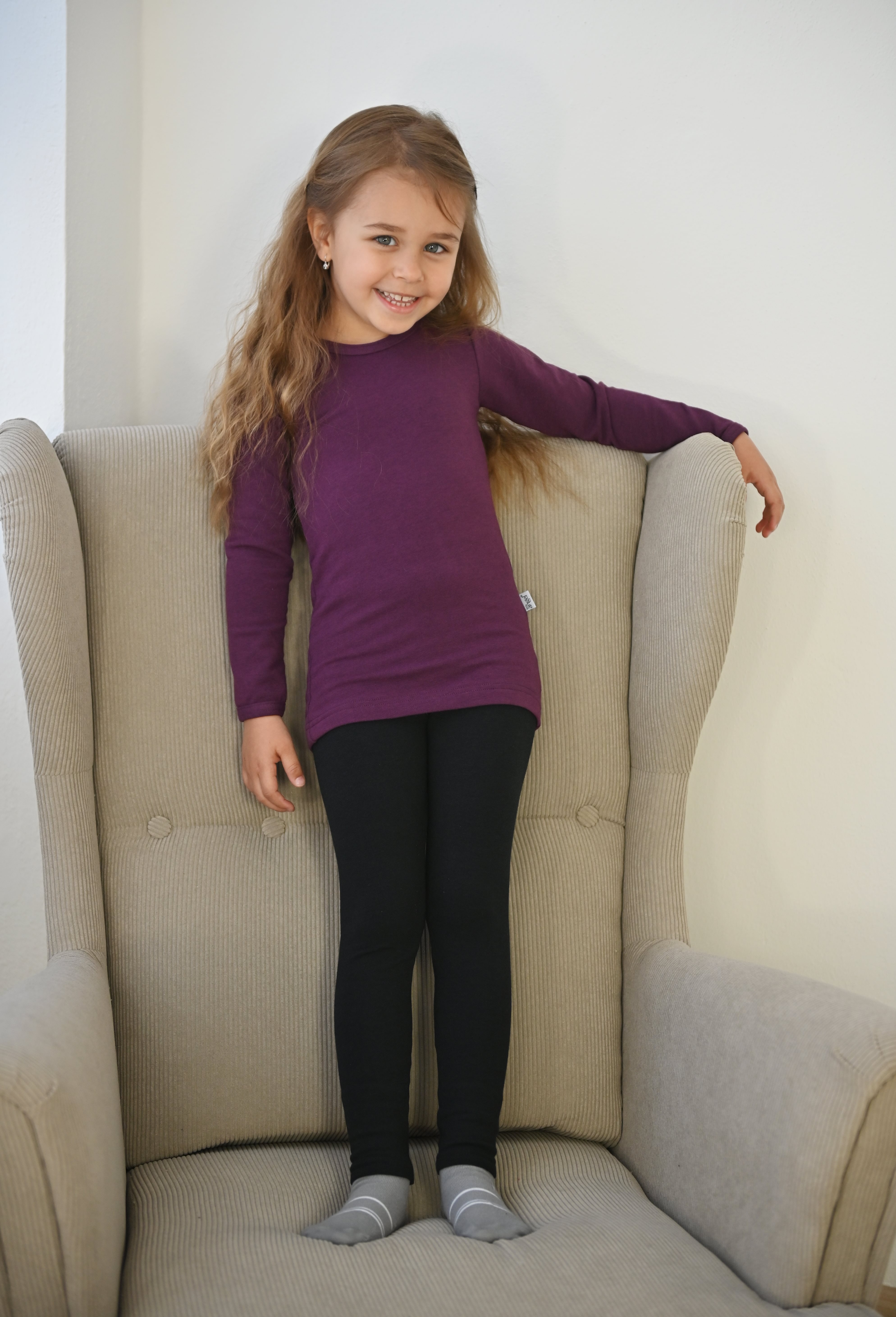 Tričko smyk DR Outlast® - švestková 110