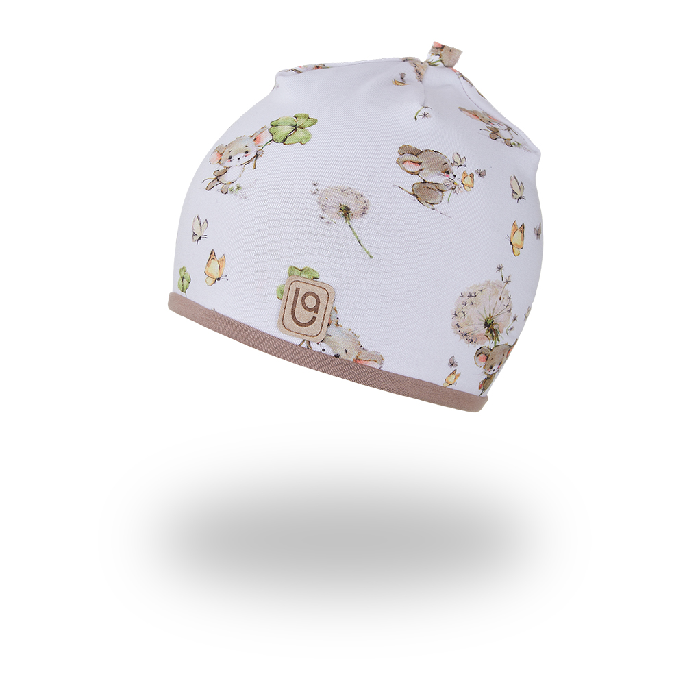 Čepice podšitá Outlast® - myšky/oříšková 1 | 36-38 cm