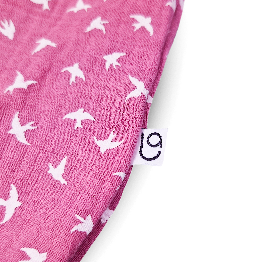 Sukně kolová - tm.starorůžová vlaštovky 116