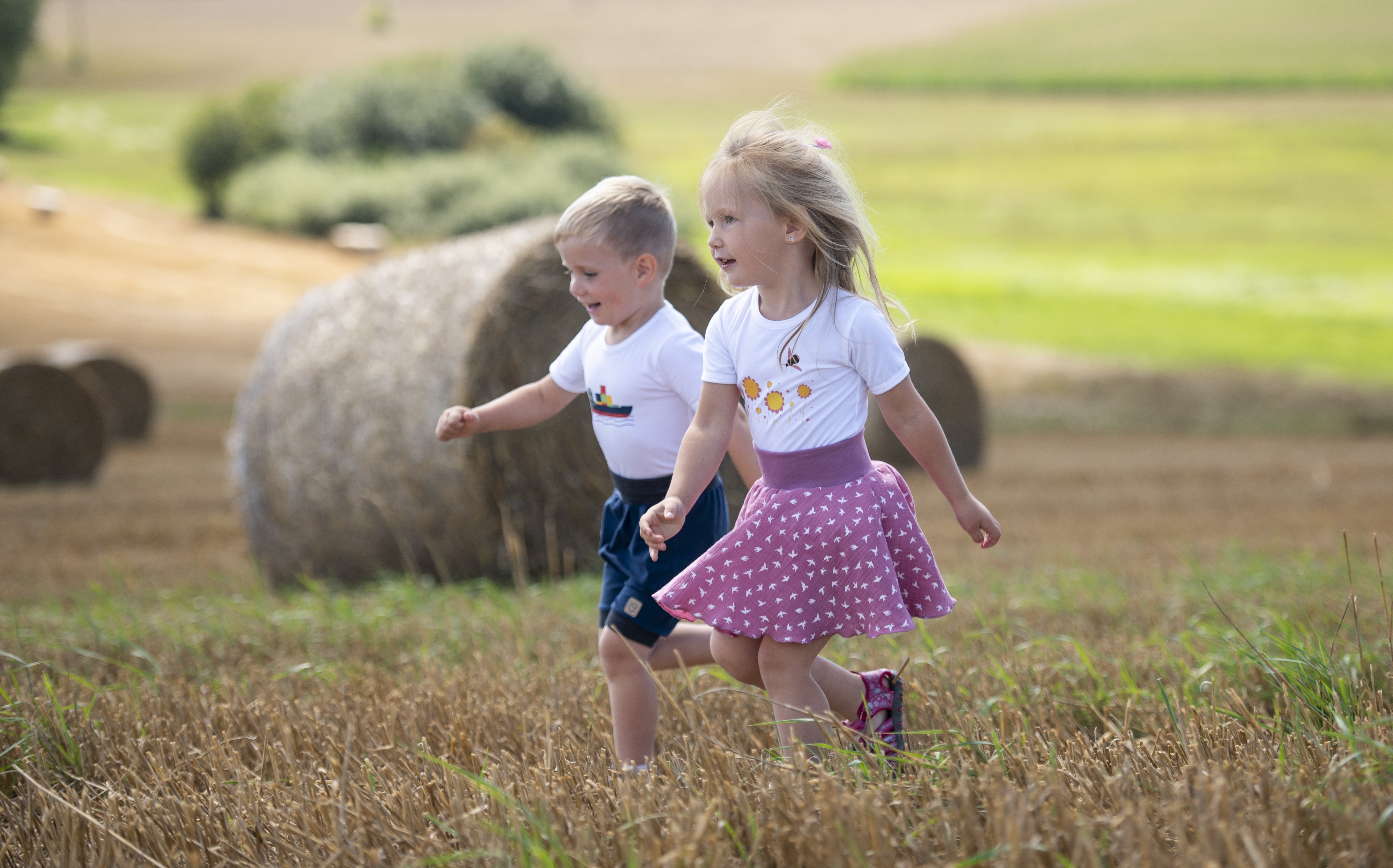 Sukně kolová - tm.starorůžová vlaštovky 116