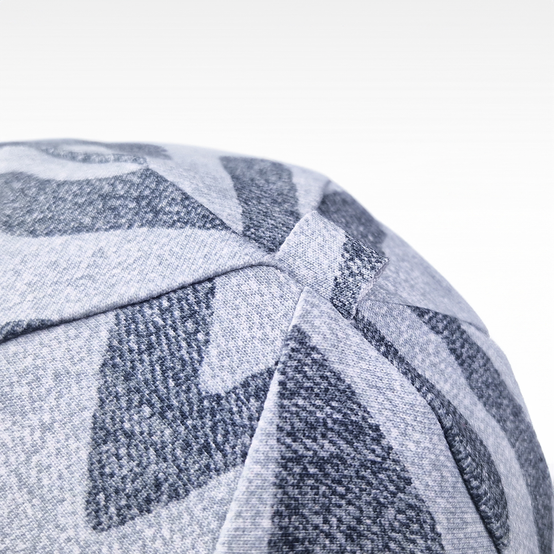 Čepice laponka podšitá Outlast ® - šedočerný vzor/šedý melír 3 | 42-44 cm