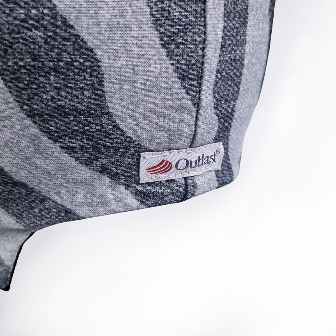 Čepice laponka podšitá Outlast ® - šedočerný vzor/šedý melír 3 | 42-44 cm