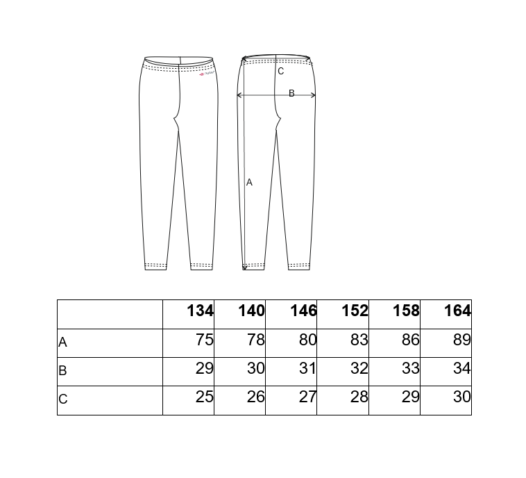 Legíny REFLEX tenké Outlast® - černá 146