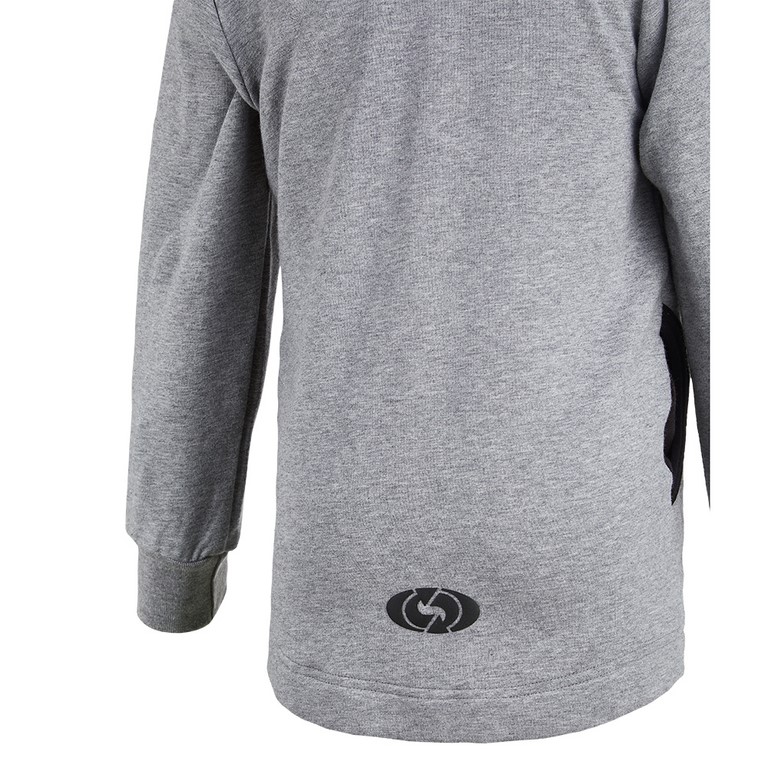 Mikina REFLEX smyk rozepínací Outlast® - šedý melír 128