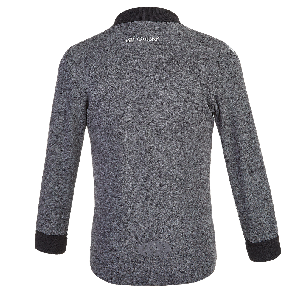 Mikina REFLEX smyk rozepínací Outlast® - tm.šedý melír 98