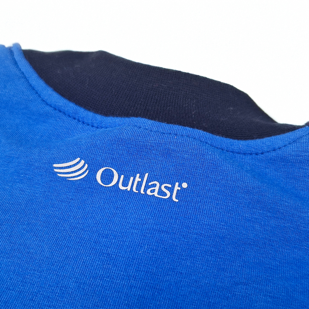 Mikina REFLEX smyk rozepínací Outlast® - modrá royal 104