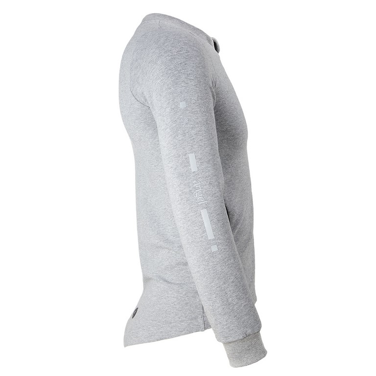 Mikina REFLEX smyk rozepínací Outlast® - šedý melír 158