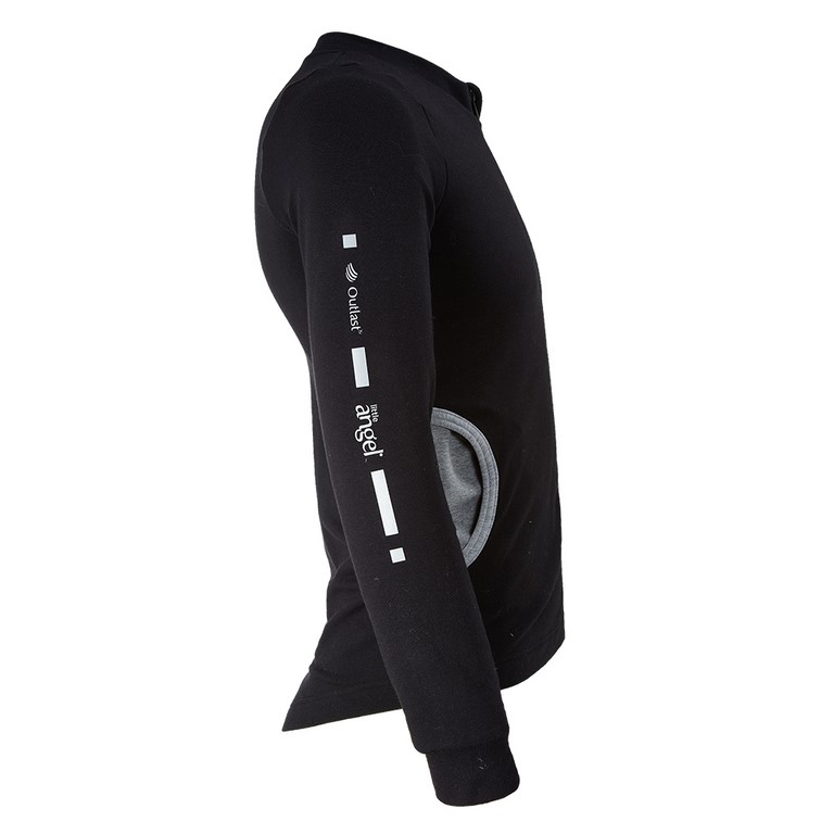 Mikina REFLEX smyk rozepínací Outlast® - černá 134