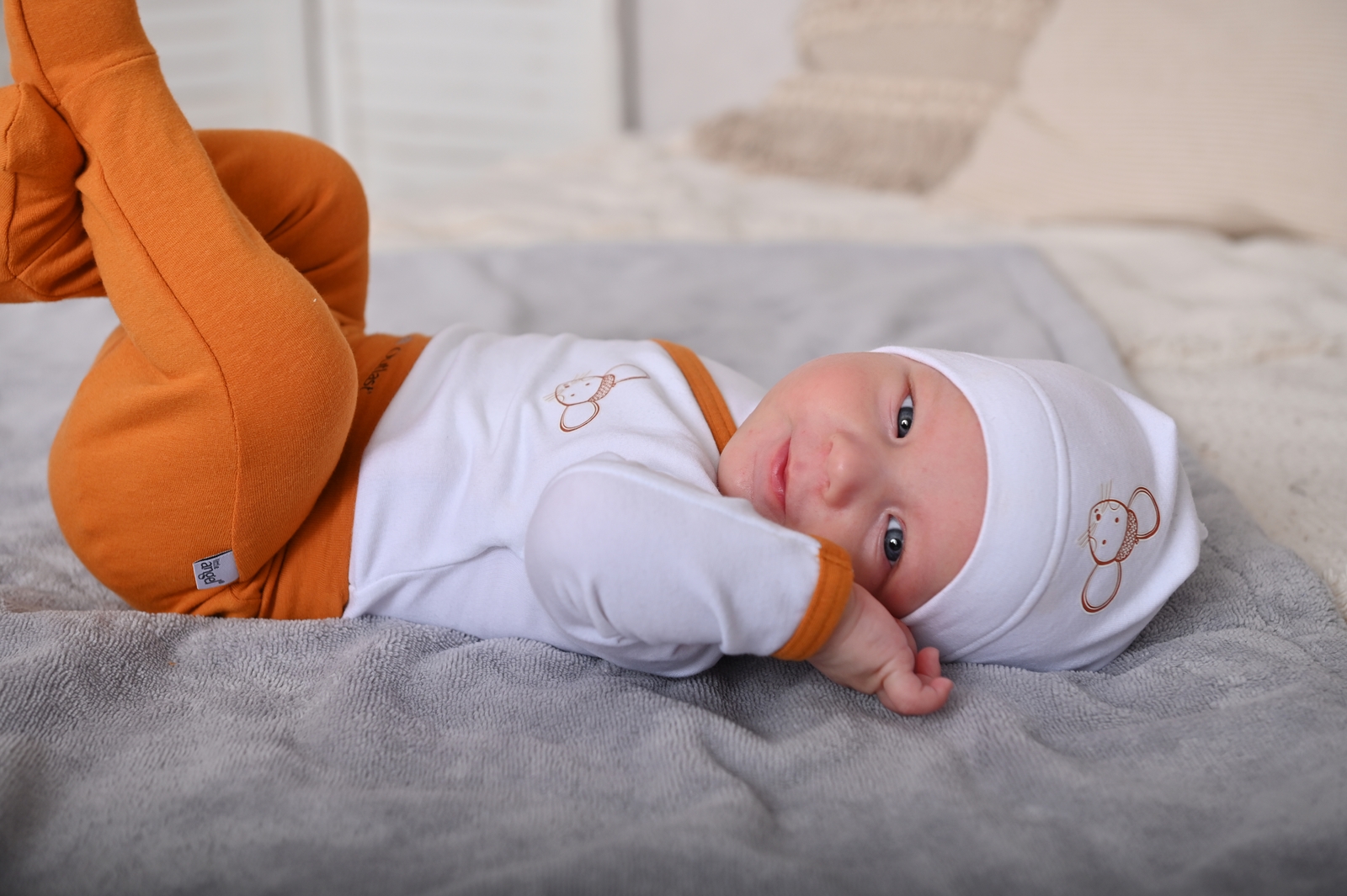 Čepice smyk kojenecká obrázek Outlast® - sv.starorůžová 3 | 42-44 cm