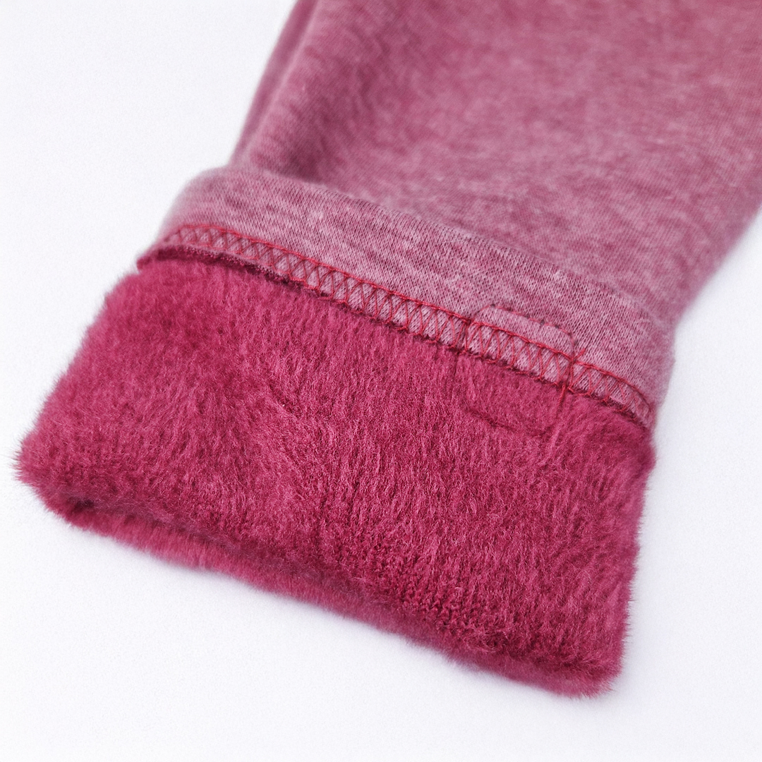 Legíny hřejivé - bordový melír 104