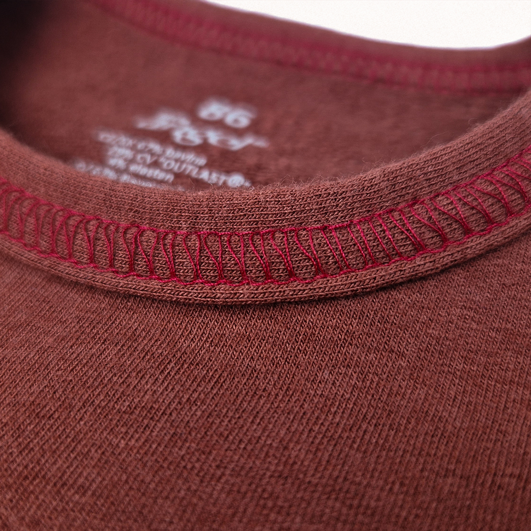 Tričko smyk DR REFLEX obrázek Outlast® - kaštanová 122