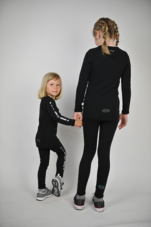 Legíny REFLEX smyk Outlast® - černá 98