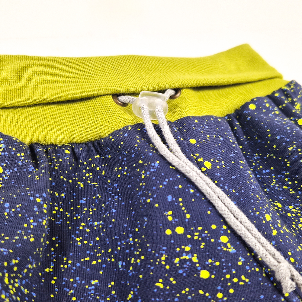 Tepláky  - tm.modrá vzor 92