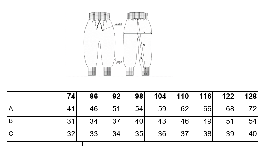 Tepláky  - tm.modrá vzor 92