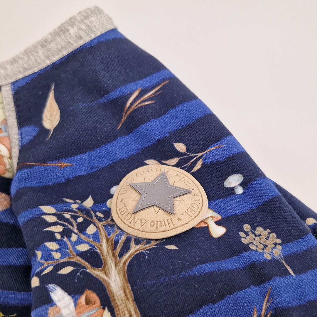 Tepláky - tm.modrá zvířátka teepee 80