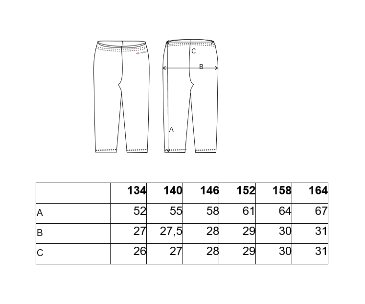 Legíny 3/4 tenké Outlast® - černá 140