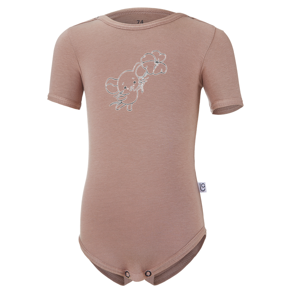 Body tenké KR obrázek Outlast® - oříšková/myška 74