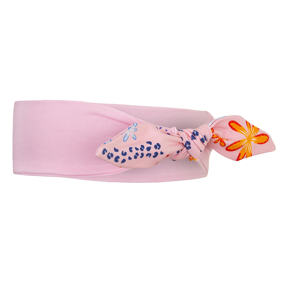 Čelenka tenká Outlast® - růžová baby/růžová kytky UNI