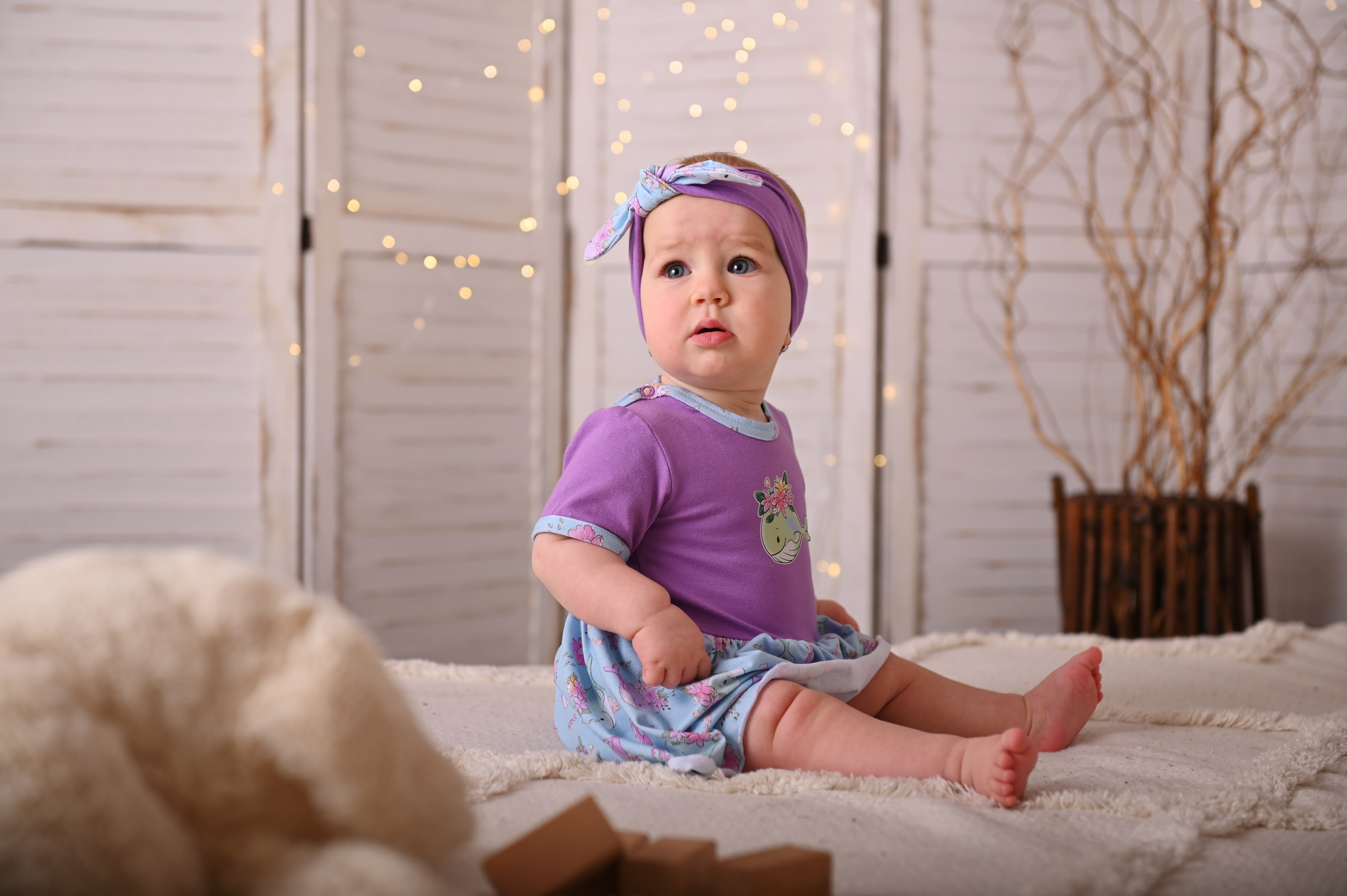 Čelenka tenká Outlast® - růžová baby/růžová kytky UNI