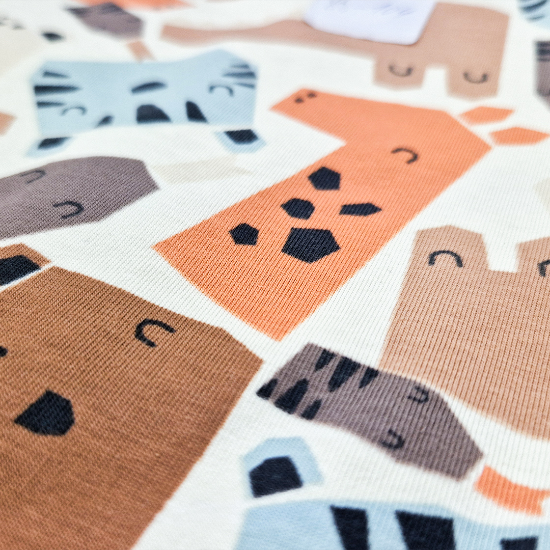 Mikina podšitá Outlast® - zvířátka barevná/sv.béžová 98