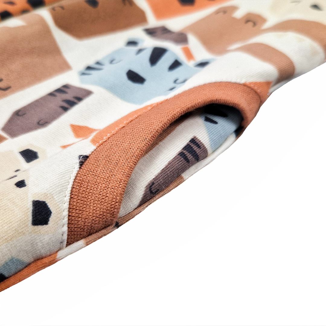 Mikina podšitá Outlast® - zvířátka barevná/sv.béžová 98