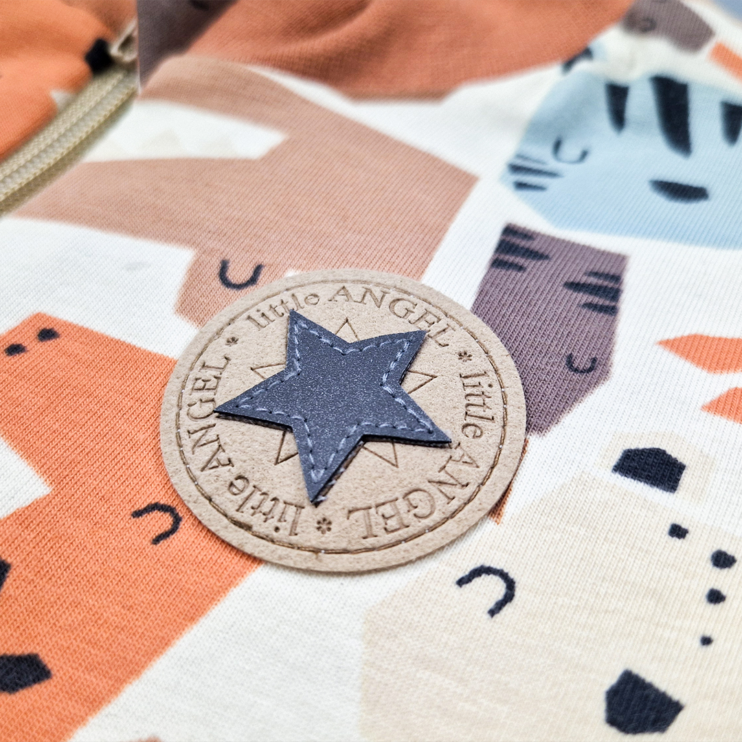 Mikina podšitá Outlast® - zvířátka barevná/sv.béžová 98