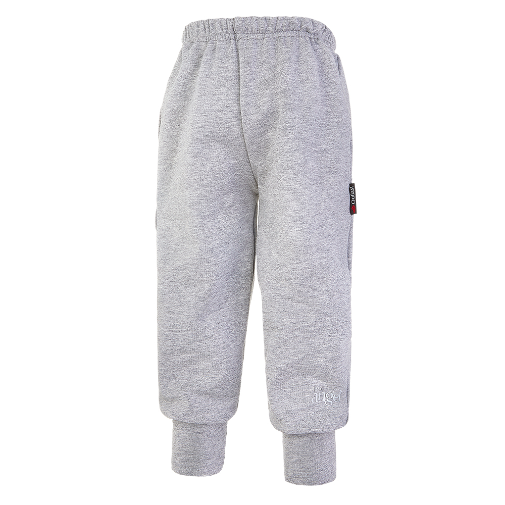 Tepláky smyk kapsa Outlast® - šedý melír 86