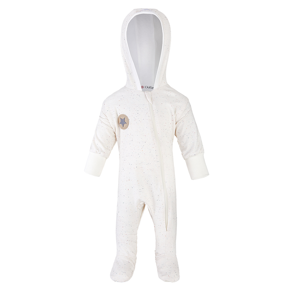 Overal podšitý DR Outlast® - krémová barevné tečky/bílá káva 56