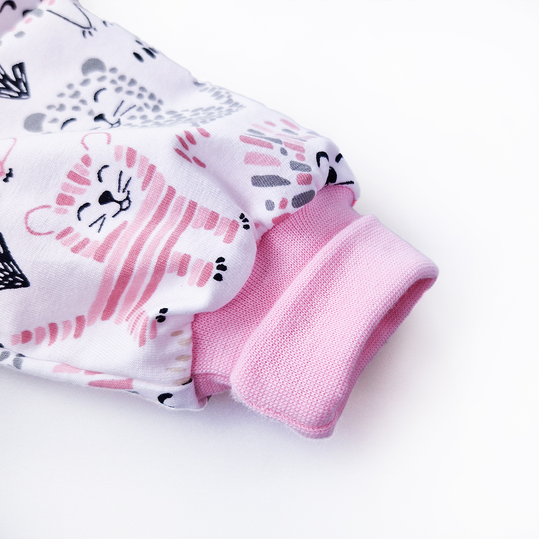 Overal podšitý DR Outlast® - bílá lvi/růžová baby 68