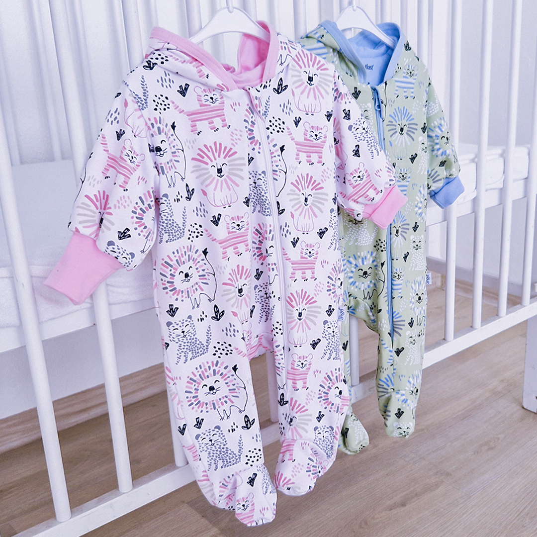 Overal podšitý DR Outlast® - bílá lvi/růžová baby 68