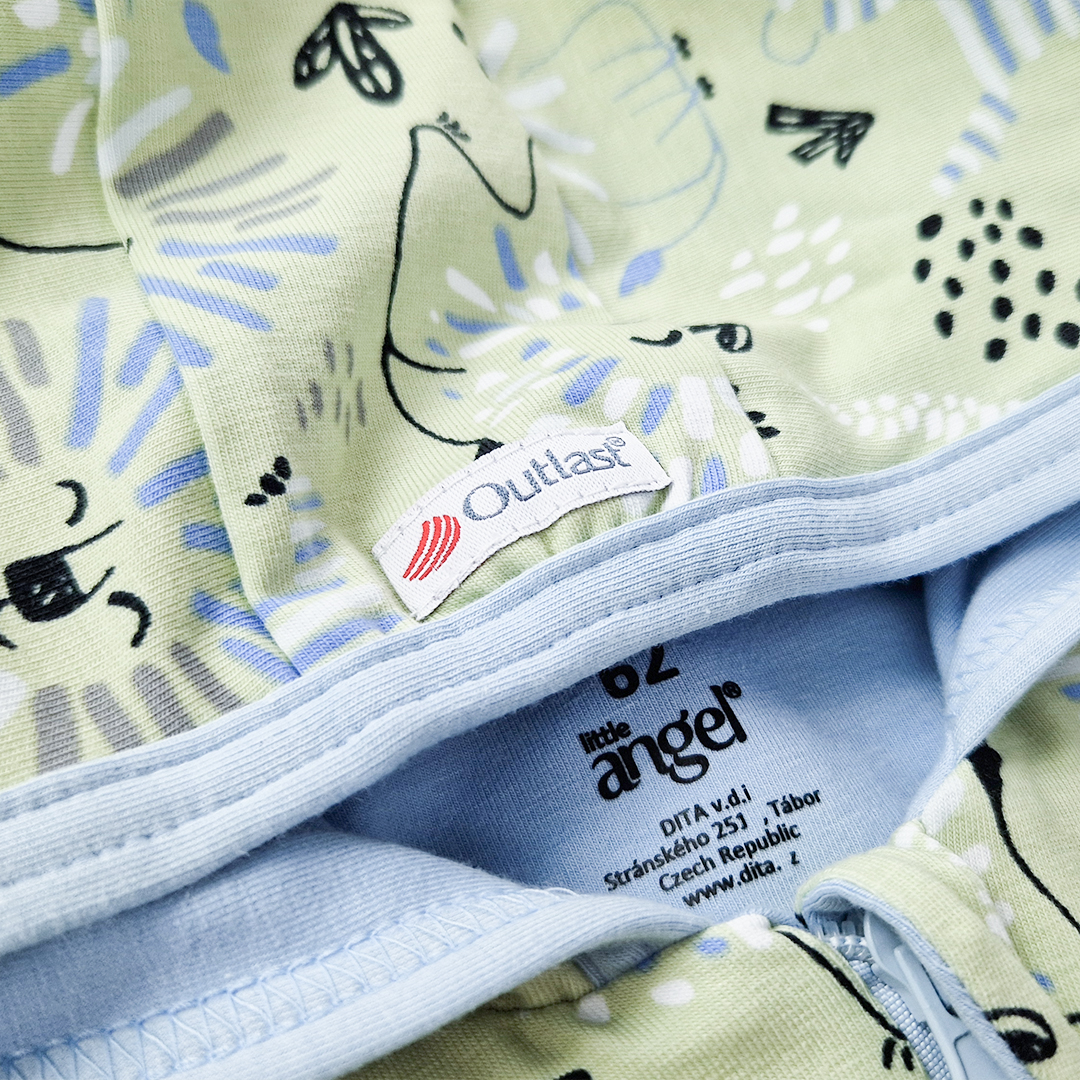 Overal podšitý DR Outlast® - sv.zelená lvi/sv.modrá 56