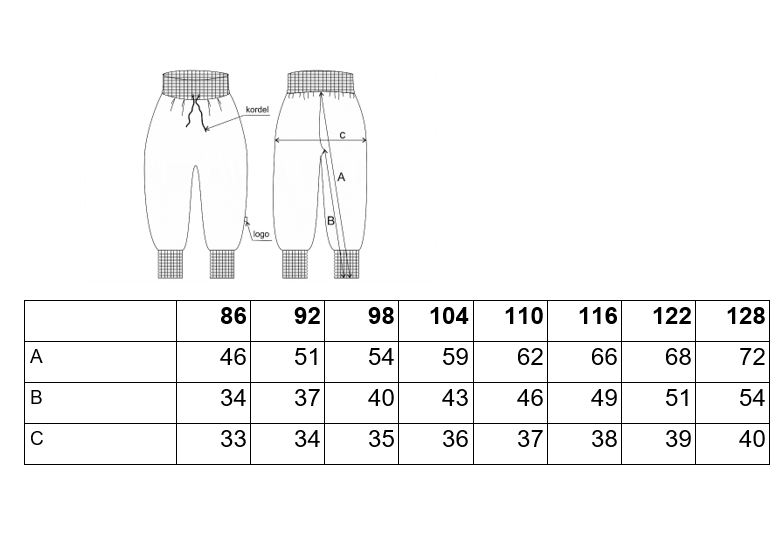 Tepláky hřejivé - černá vzor 122
