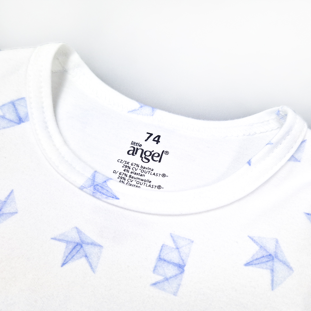 Body tenké tričko TISK KR Outlast® - loďky papírové 92