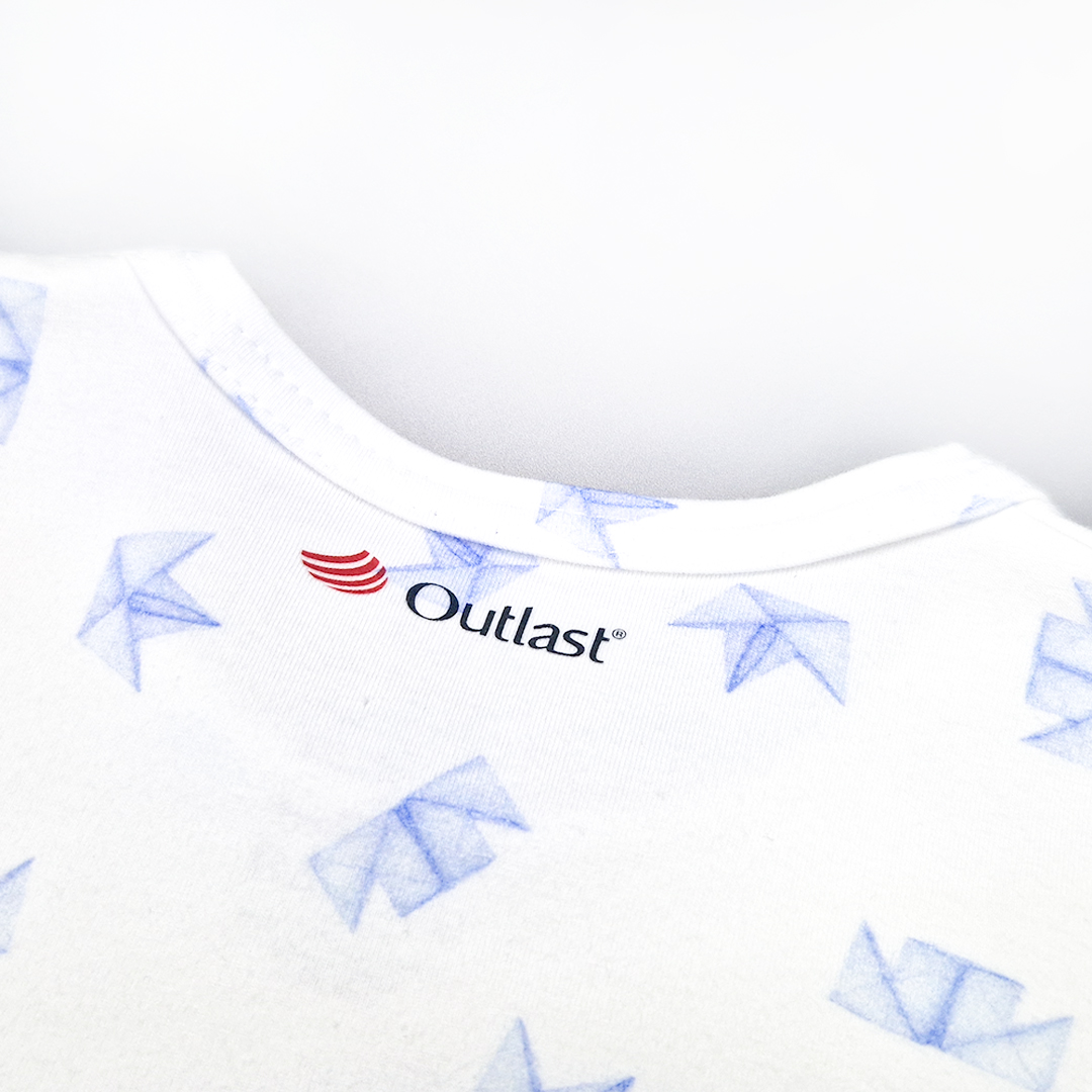 Body tenké tričko TISK KR Outlast® - loďky papírové 92