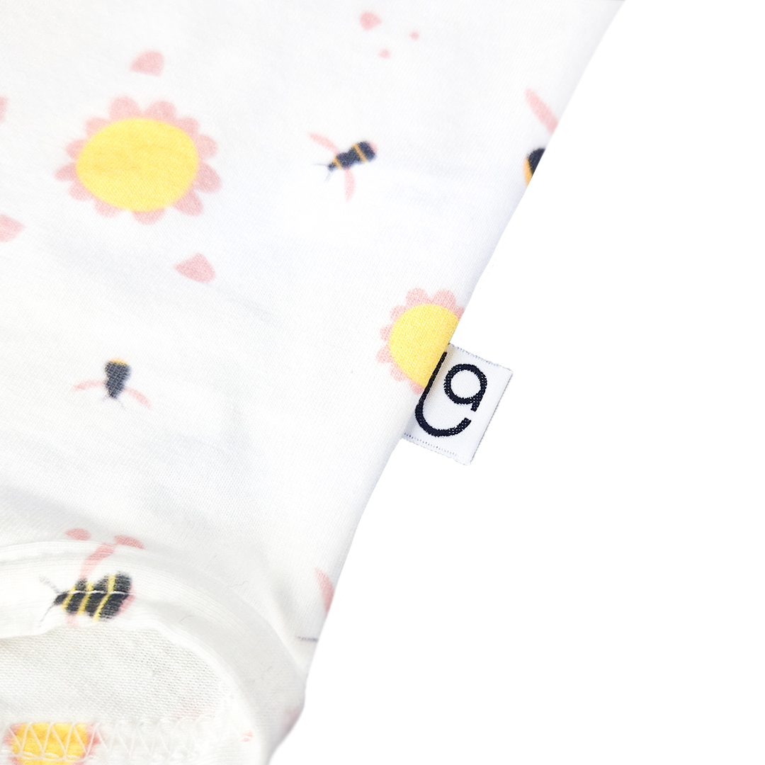 Body tenké tričko TISK KR Outlast® - bílá čmeláci 80