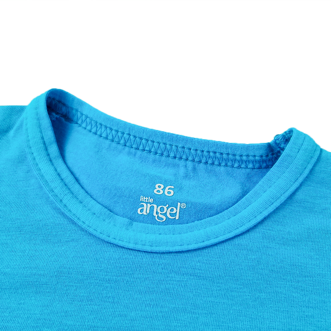 Tričko tenké KR Outlast® - azurová 92