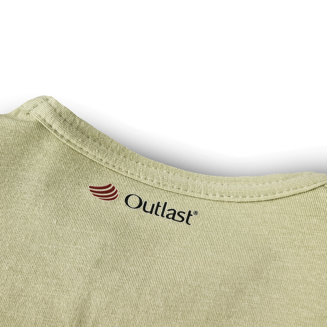 Tričko tenké KR Outlast® - sv.matcha 128