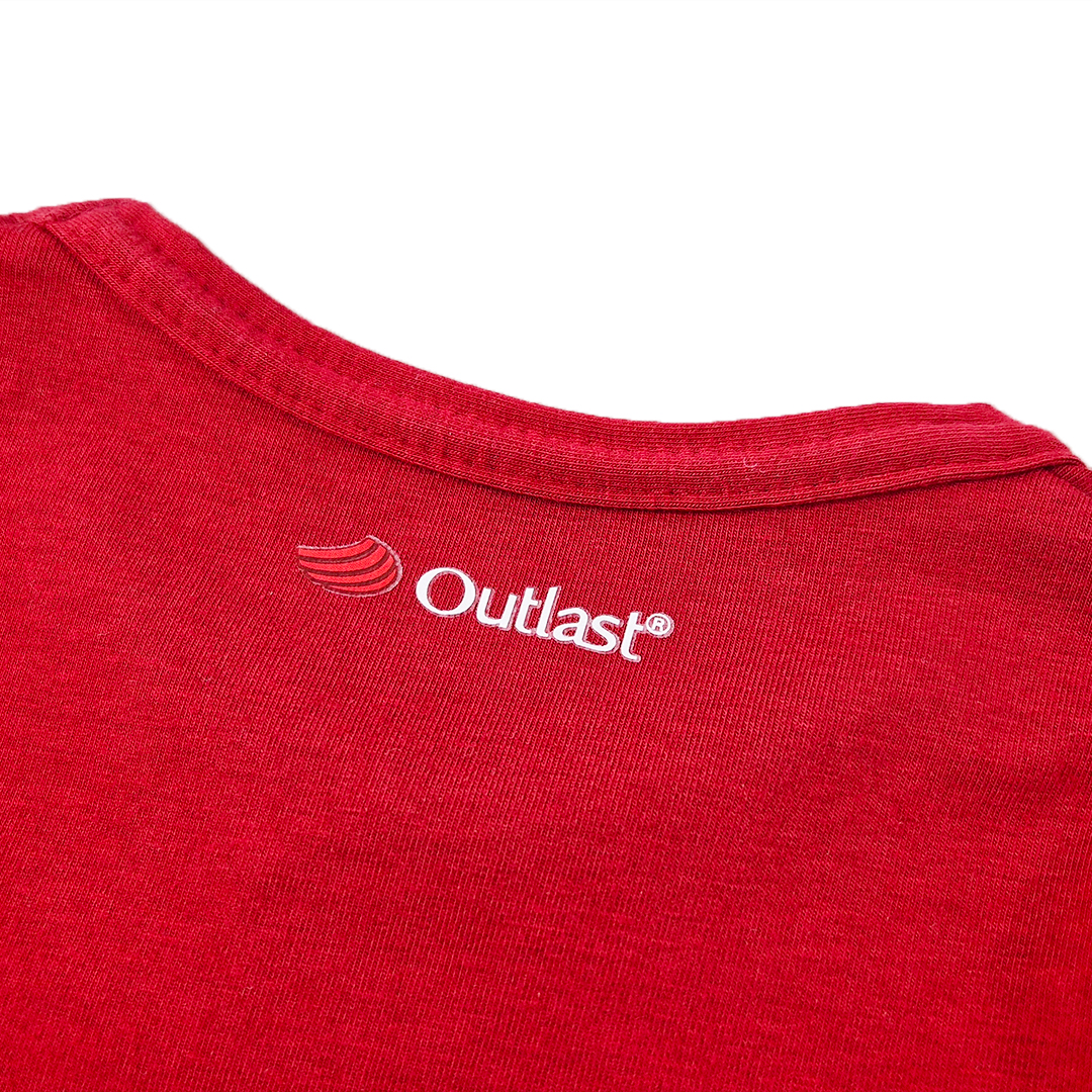 Tričko tenké DR Outlast® - scarlet 128