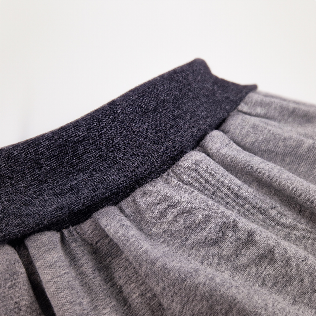 Šortky tenké harémky Outlast® - šedý melír 104