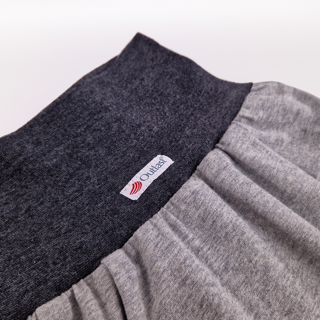 Šortky tenké harémky Outlast® - šedý melír 104